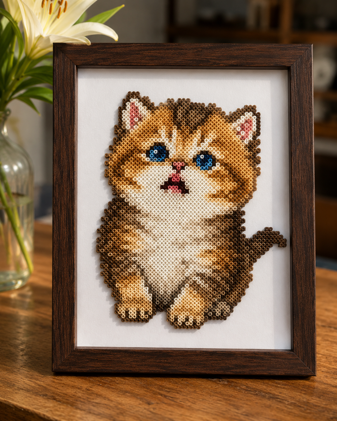 Pixel Darlings —Custom Pet Portrait Perler Bead Kit