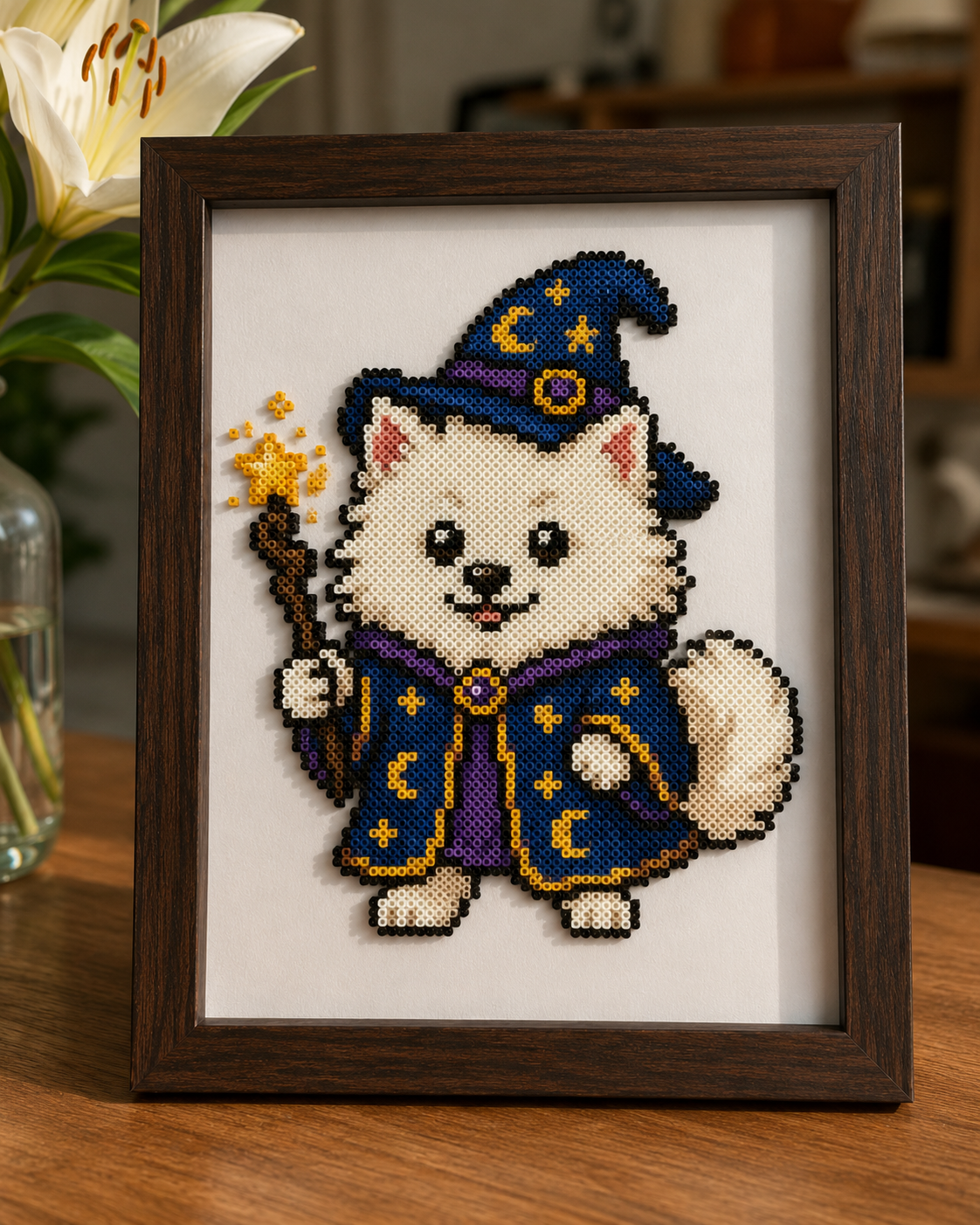Story of Paws—Custom Medieval Pet Portrait Perler Bead Kit