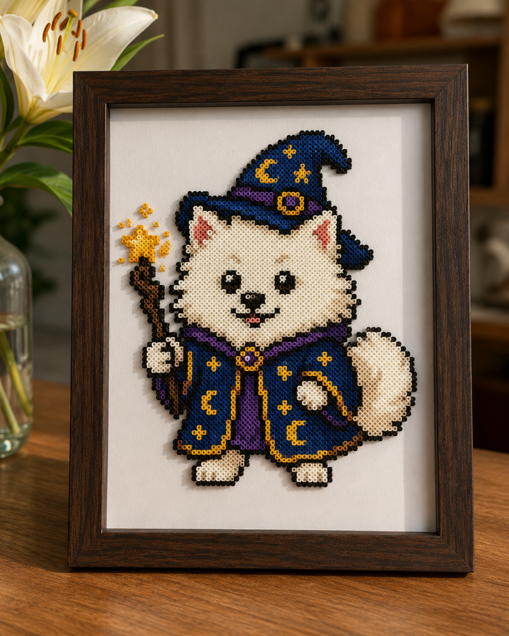 Story of Paws—Custom Medieval Pet Portrait Perler Bead Kit