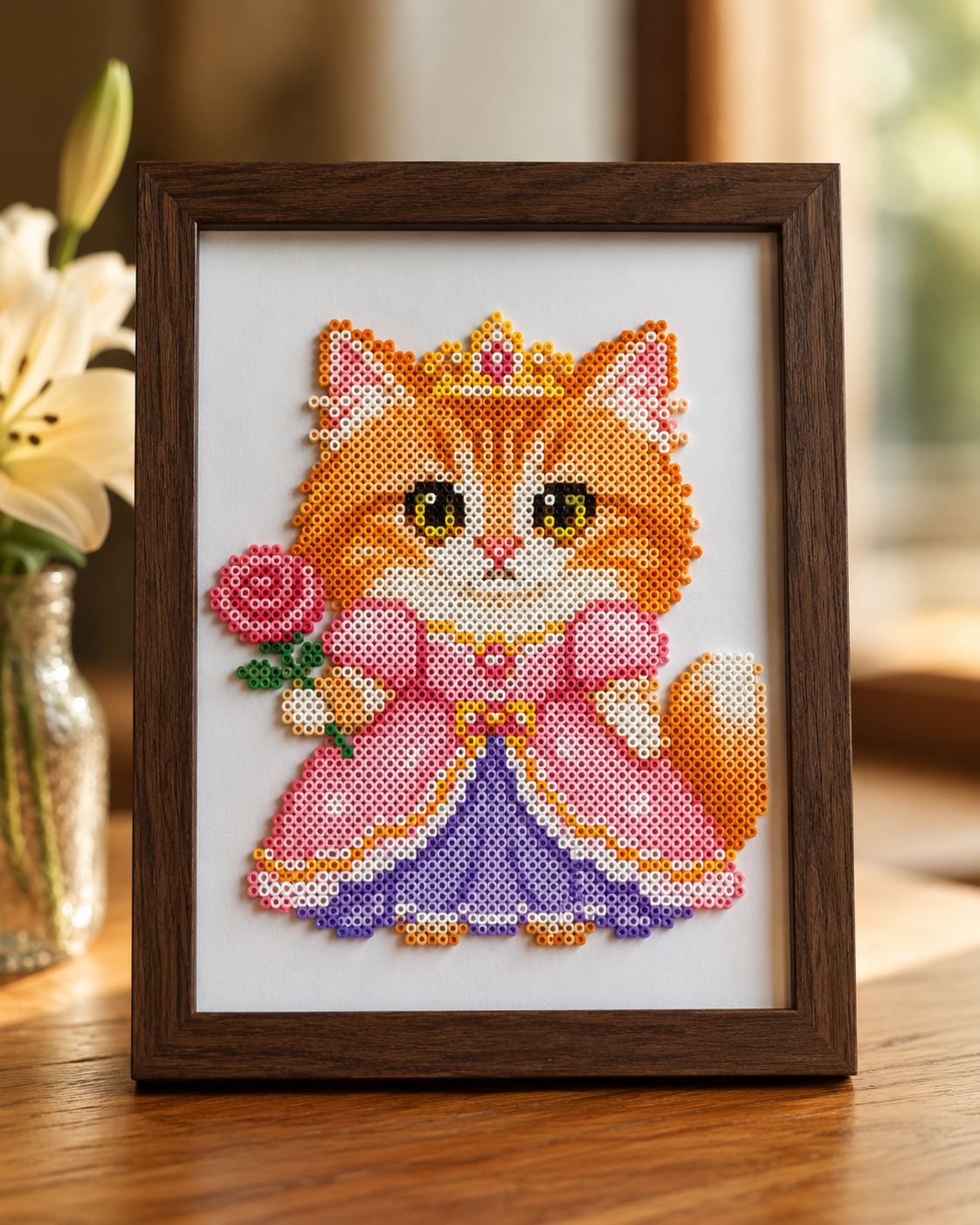 Story of Paws—Custom Medieval Pet Portrait Perler Bead Kit