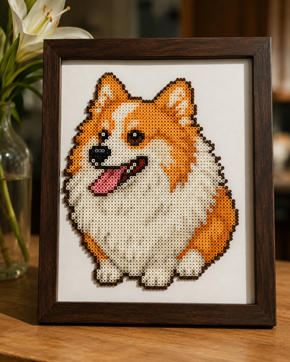 Pixel Darlings —Custom Pet Portrait Perler Bead Kit