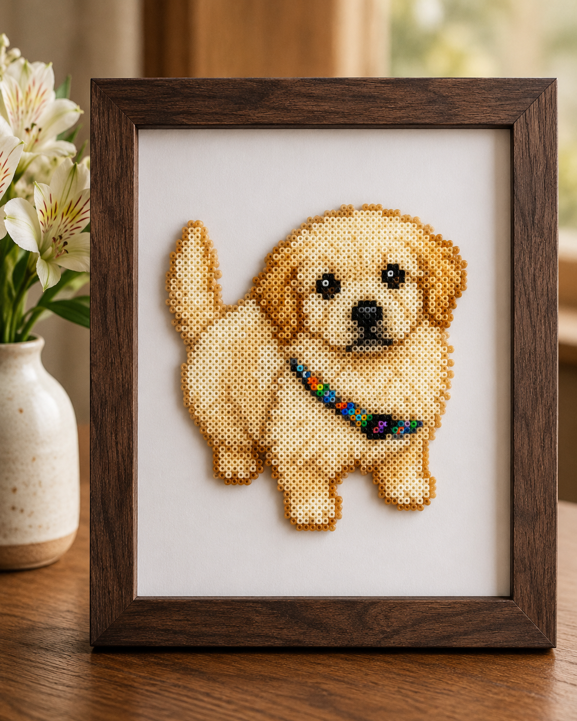 Pixel Darlings —Custom Pet Portrait Perler Bead Kit