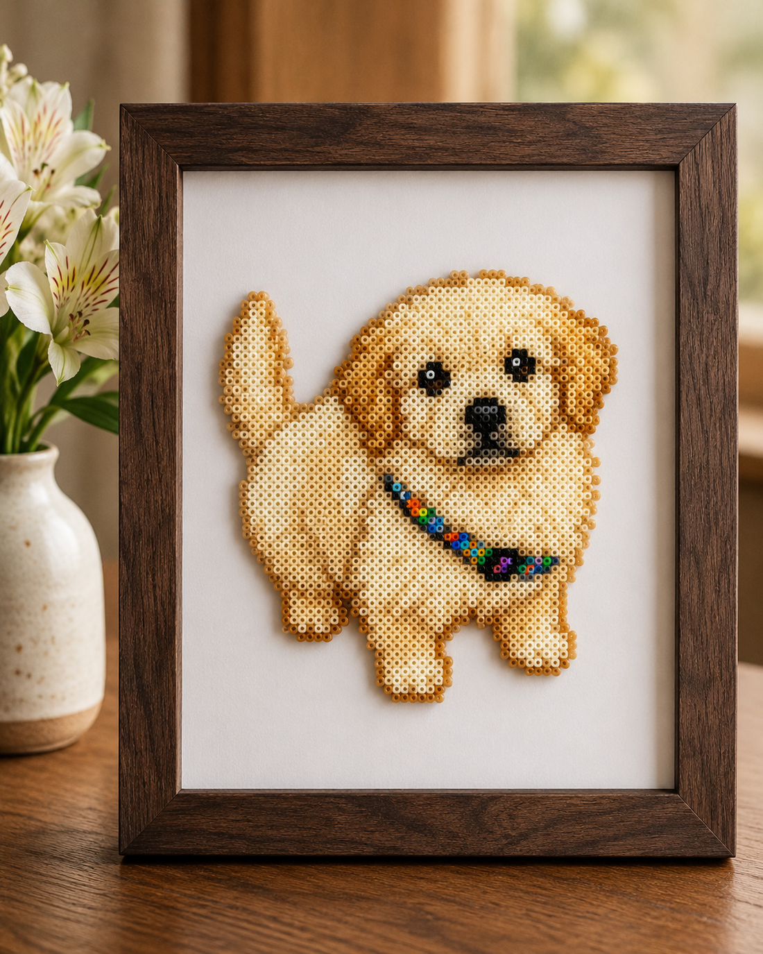 Pixel Darlings —Custom Pet Portrait Perler Bead Kit